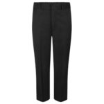 Black Pull Up Trouser / Adjustable Waist