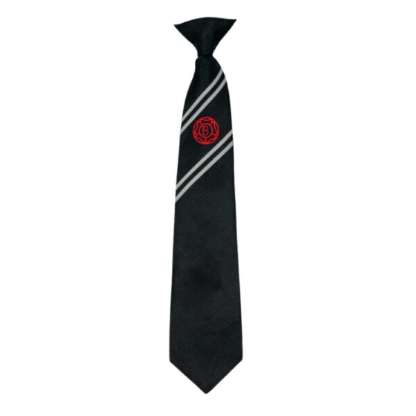 Broadfield KS5 Black Clip On Tie