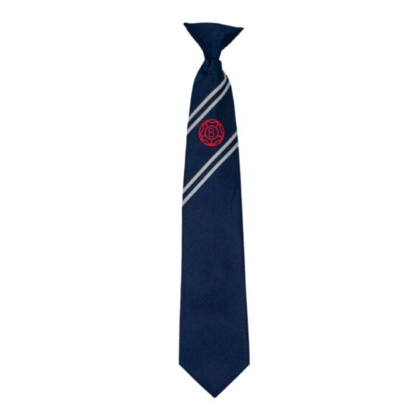 Broadfield KS3/KS4 Navy Clip On Tie