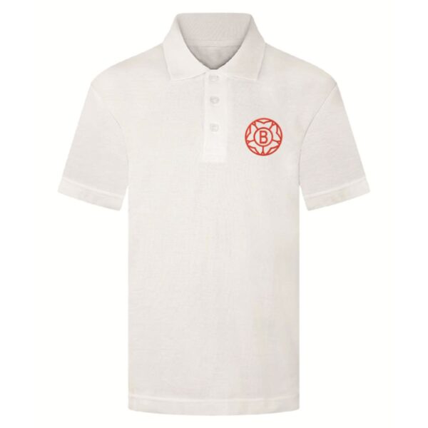 Broadfield White KS5 Polo Shirt