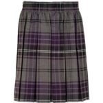 Laneshaw Bridge Tartan Box Pleat Skirt