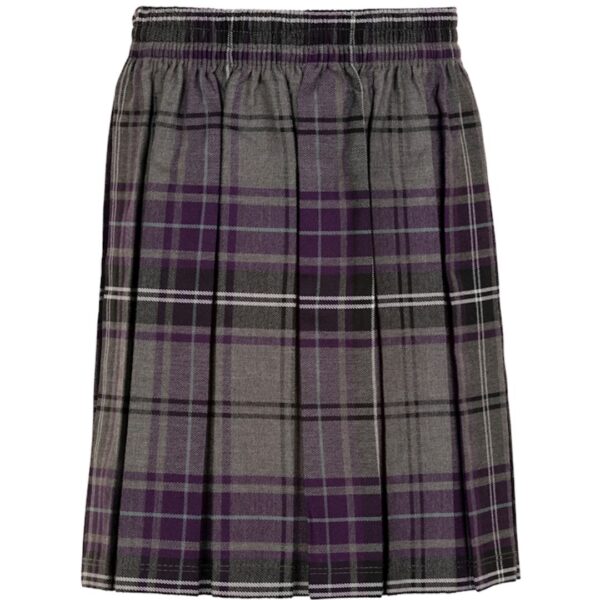 Laneshaw Bridge Tartan Box Pleat Skirt