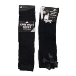 Black Knee High Socks