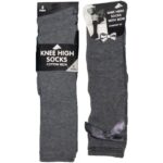 Grey Knee High Socks