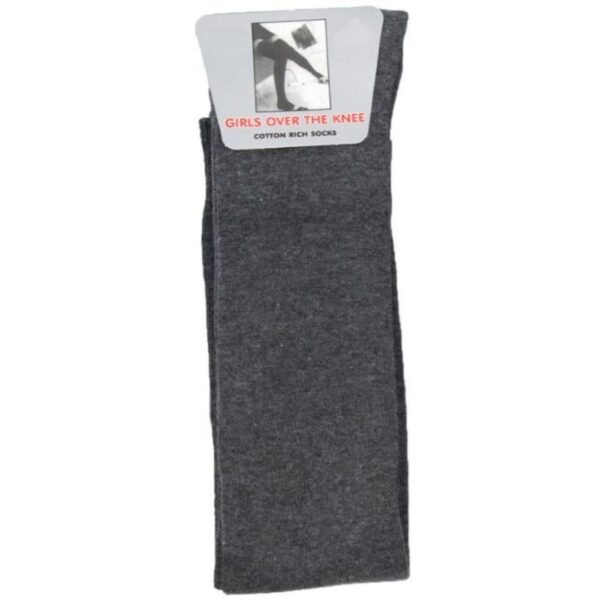 Grey Over The Knee Socks