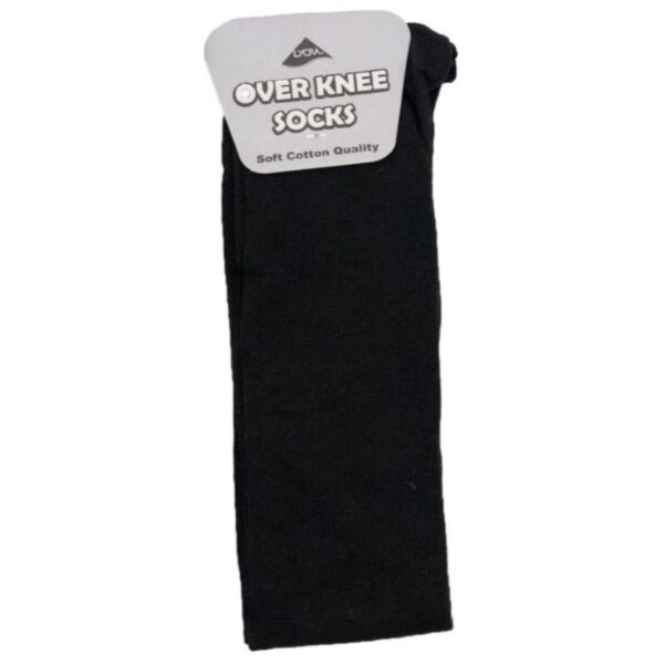 Black Over The Knee Socks