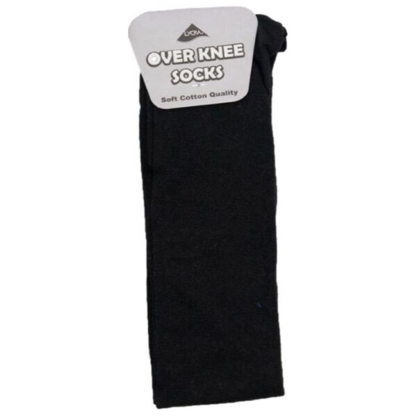Black Over The Knee Socks
